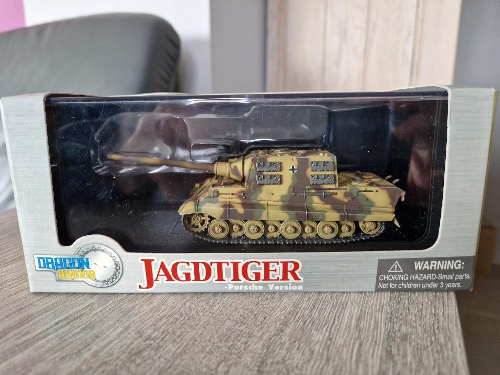 Dragon Armor 60127 Jagdtiger Porsche version Germany 1945 1:, Collections, Enlèvement ou Envoi, Armée de terre, Miniature ou Figurine
