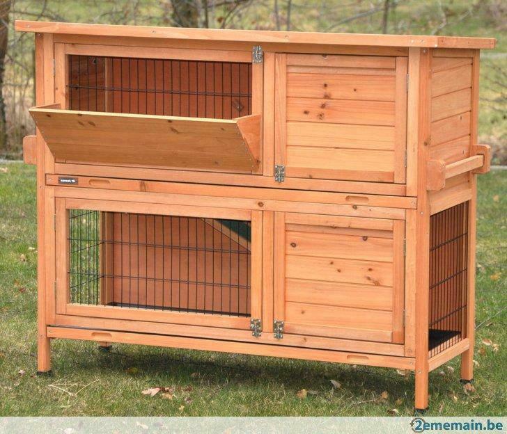 Clapier double étage lapin clapier elevage clapier lapin XXL, Envoi, Neuf