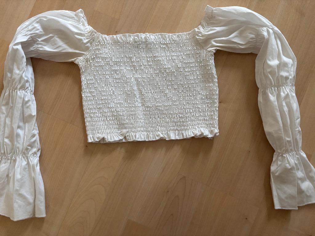 Blouse NA-KD maat 34, Kleding | Dames, Wit, Na-kd, Ophalen of Verzenden, Zo goed als nieuw