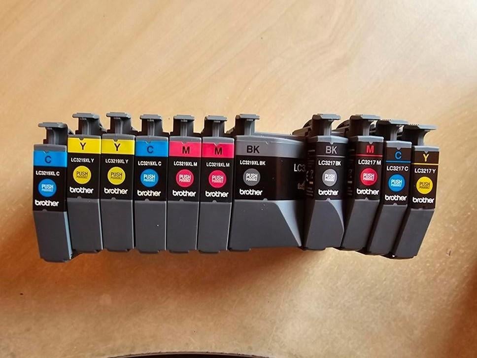 Lege cartridges Brother 3219XL, om zelf terug op te vullen., Ophalen of Verzenden, Zo goed als nieuw