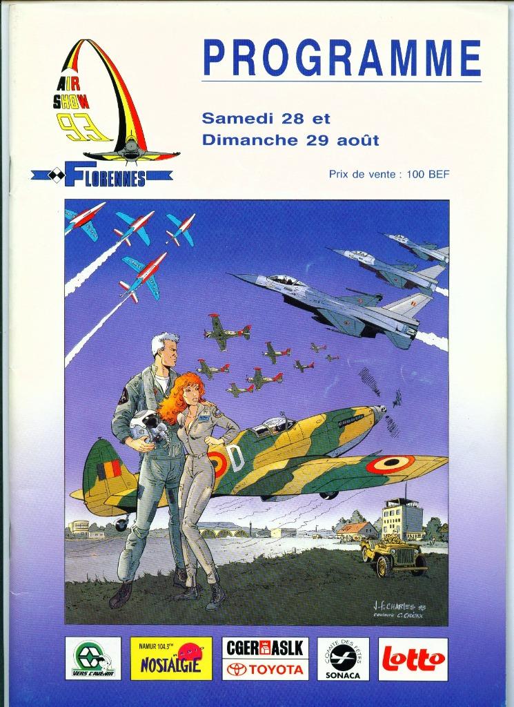 Florennes Airshow 1993, Ophalen of Verzenden, Luchtmacht, Boek of Tijdschrift