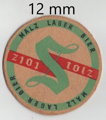Meiresonne /stolz SB/viltje 12 mm, Verzamelen, Ophalen of Verzenden