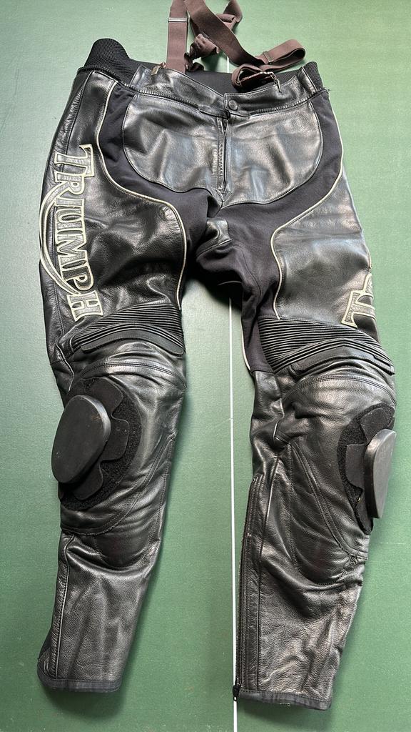 Pantalon cuir moto TRIUMPH, Ophalen, Broek | leer, Heren, Triumph
