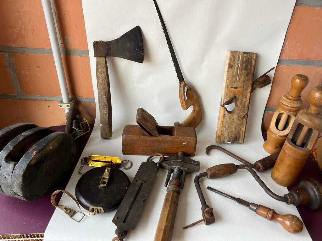 Lot oud gereedschap, Antiek en Kunst, Antiek | Gereedschap en Instrumenten, Ophalen of Verzenden