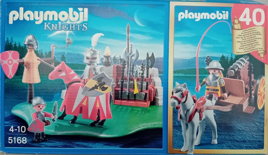 ridders met paard 5168 playmobil, Ophalen, Zo goed als nieuw, Los Playmobil