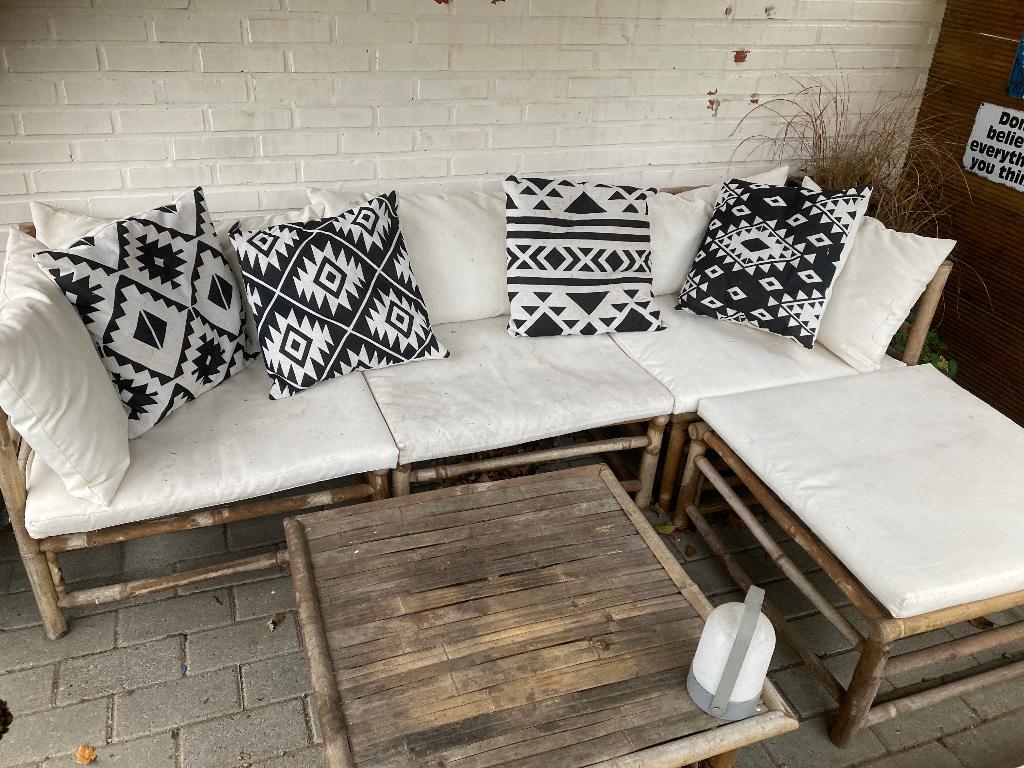 Loungeset, Tuin en Terras, Ophalen, Gebruikt, Loungeset, Bank