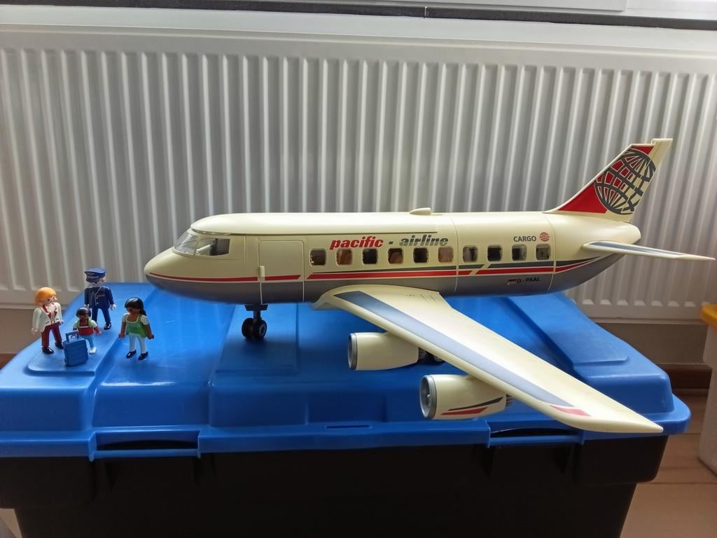Playmobil passagiersvliegtuig (S20/2), Kinderen en Baby's, Speelgoed | Playmobil, Ophalen of Verzenden, Gebruikt, Complete set