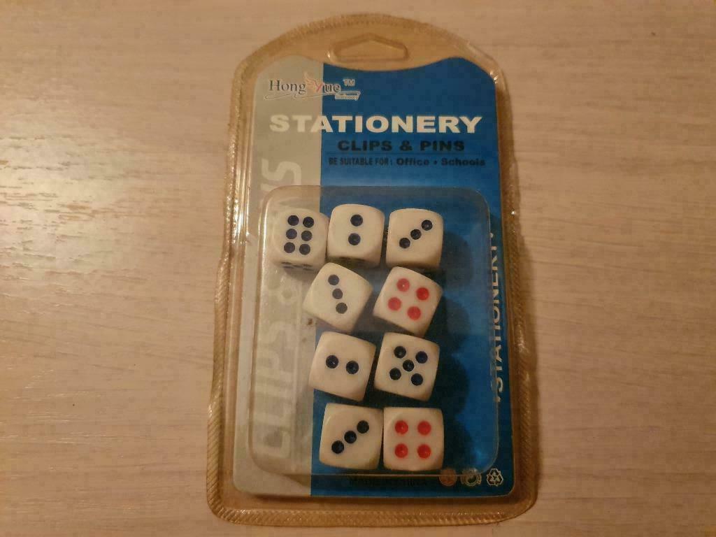 Nieuwe dobbelstenen briefpapier clips & pinnen, Kinderen en Baby's, Ophalen of Verzenden, Nieuw, Jongen of Meisje