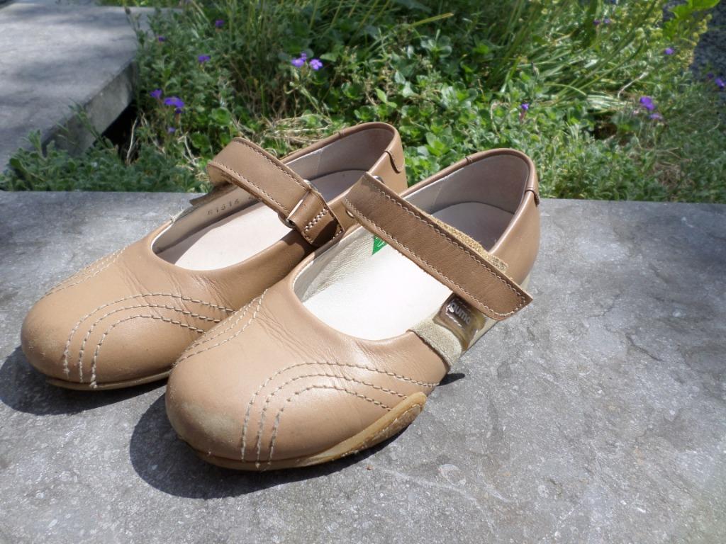 Chaussures ballerines bruns taupes beiges 31 filles Guma, Enlèvement ou Envoi, Guma, Utilisé, Chaussures