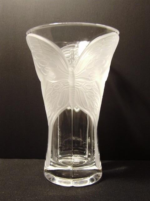 Cristal d'Arques - Papillon vaas , gemerkt, Huis en Inrichting, Woonaccessoires | Vazen, Ophalen, Nieuw, Wit, Minder dan 50 cm