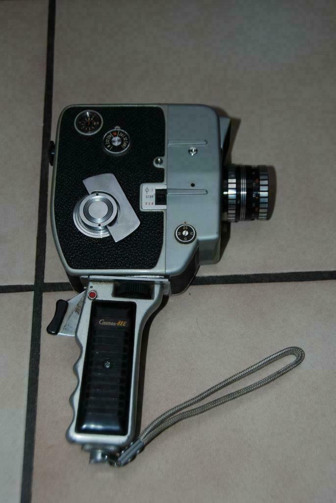 Vintage Camera Cinemax 8EE - 70s avec sa housse en cuir noir, TV, Hi-fi & Vidéo, Photo | Appareils photo étanche, Enlèvement ou Envoi