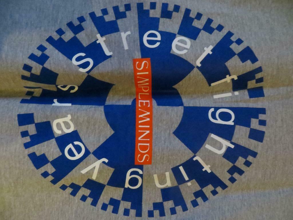 SIMPLE MINDS 40  STREET FIGHTING YEARS  NEW TOUR T-SHIRT, Neuf, Gris, Taille 56/58 (XL), Official Simple Minds