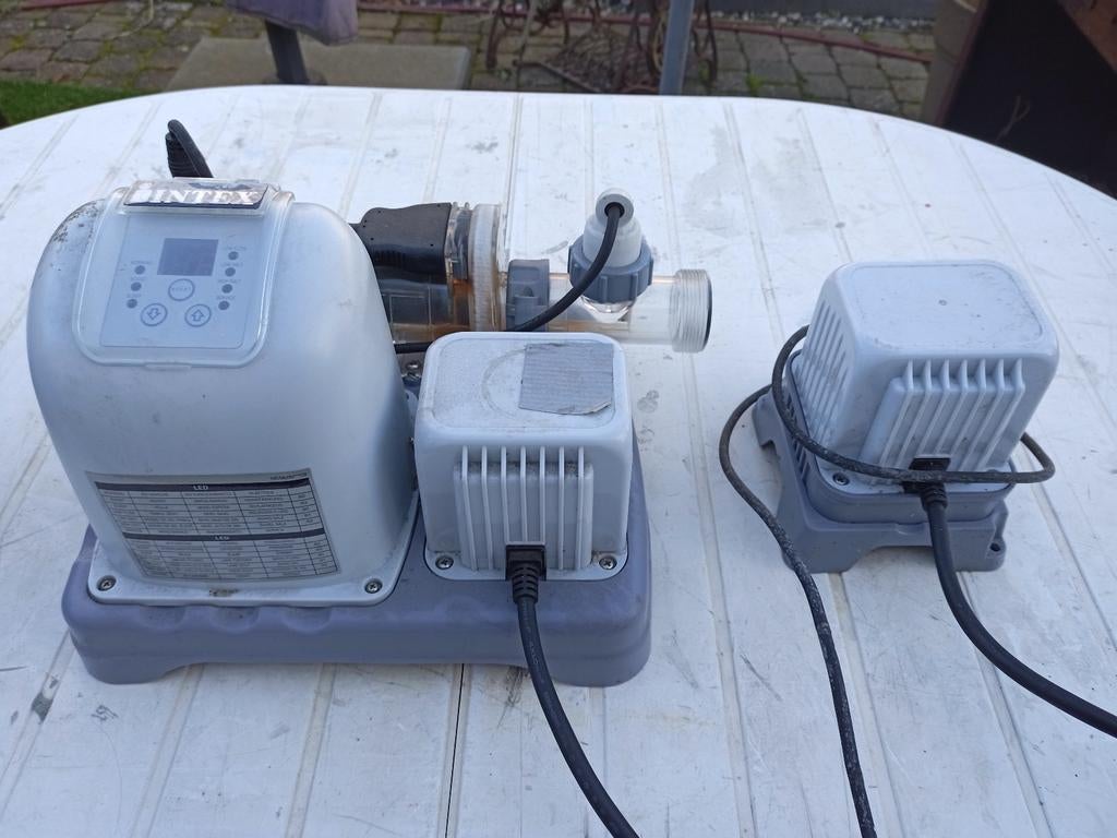 Intex Kristal clear zoutwatersysteem, Ophalen