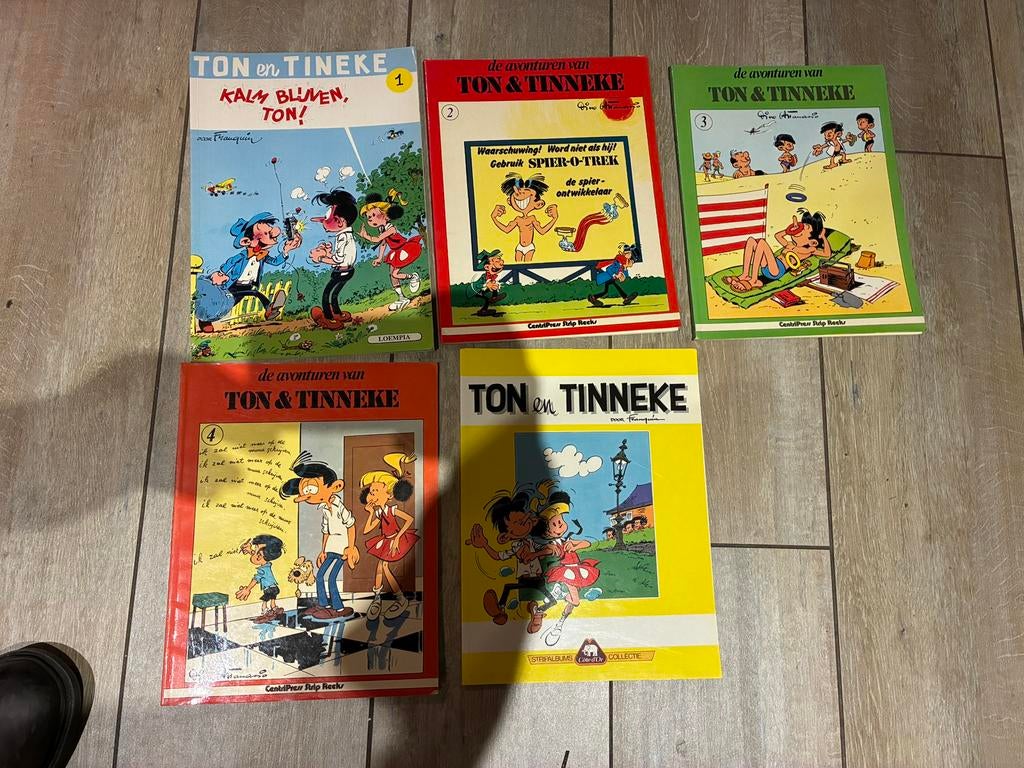 5 Stripverhalen Ton en Tinneke, Ophalen, Zo goed als nieuw