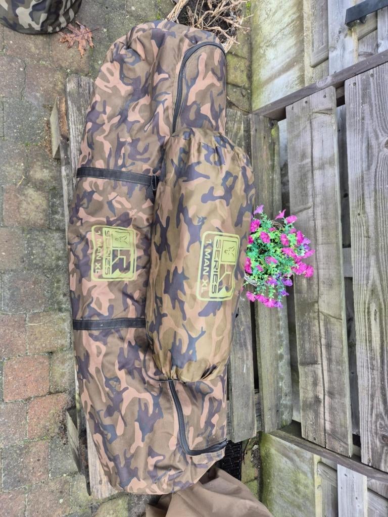 FOX R-series 1man XL tent + winterskin en grondzeil, Enlèvement, Utilisé, Autres types