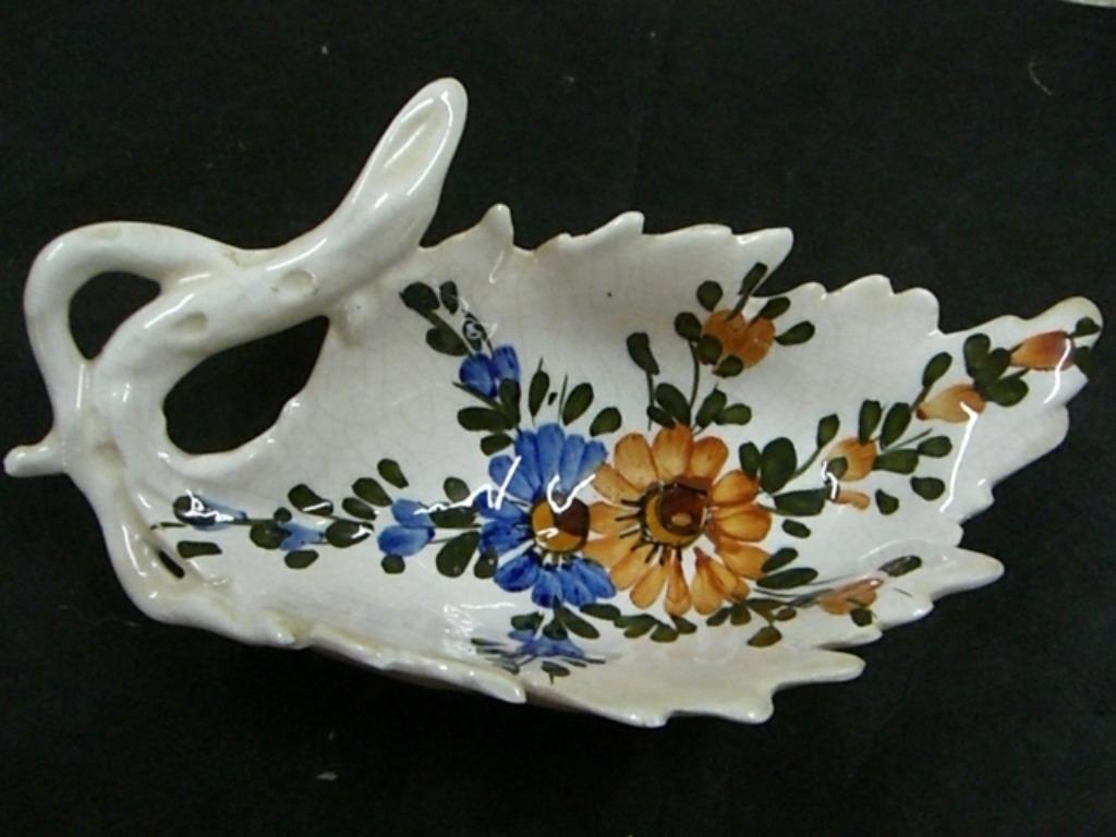 magnifique plat ancien en céramique d'Italie, Enlèvement ou Envoi