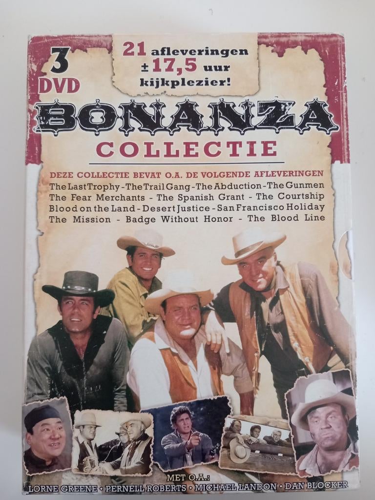 Dvdbox Bonanza Collectie (TV-serie), Cd's en Dvd's, Dvd's | Tv en Series, Ophalen of Verzenden, Zo goed als nieuw, Actie en Avontuur