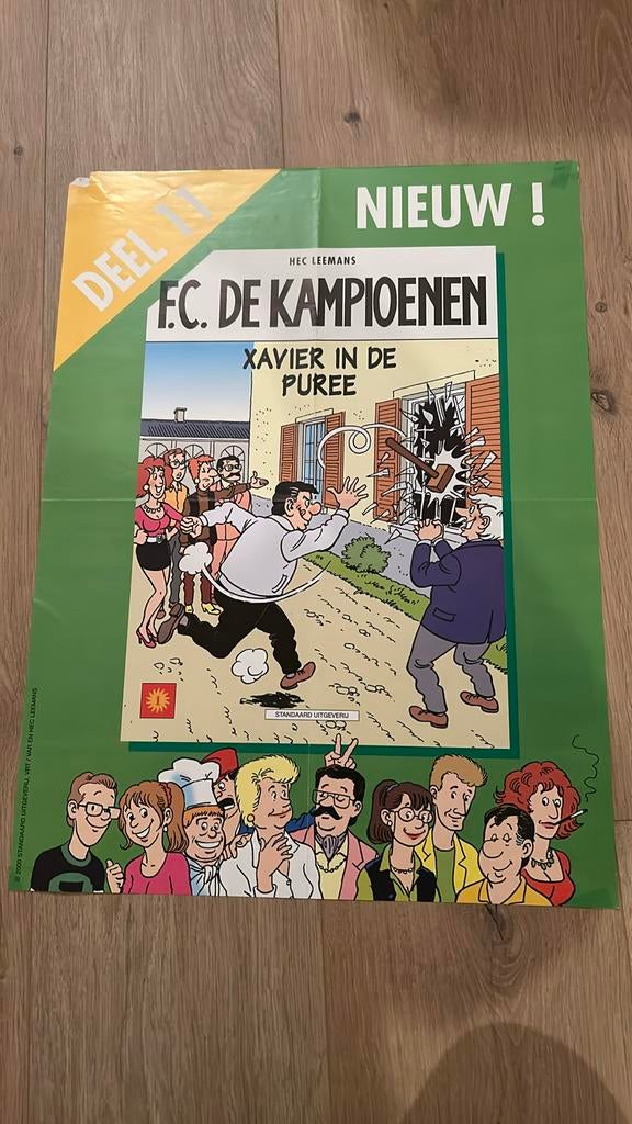 FC kampioenen affiche album 11 2000, Ophalen of Verzenden, Gebruikt