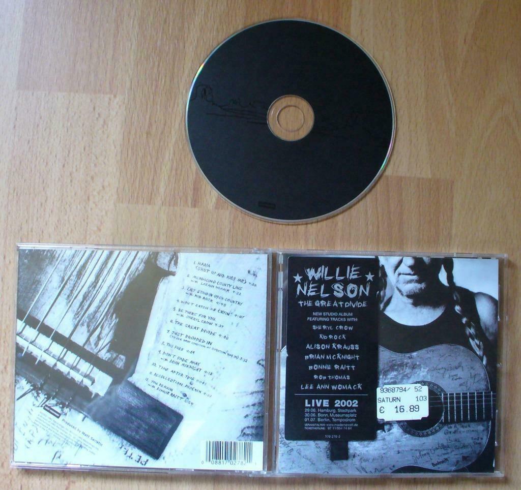 CD WILLIE NELSON - THE GREAT DIVIDE BONNIE RAITT SHERYL CROW, Ophalen of Verzenden, Gebruikt