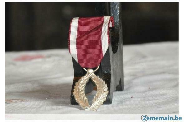 medaille de l'ordre de léopold double palme argent