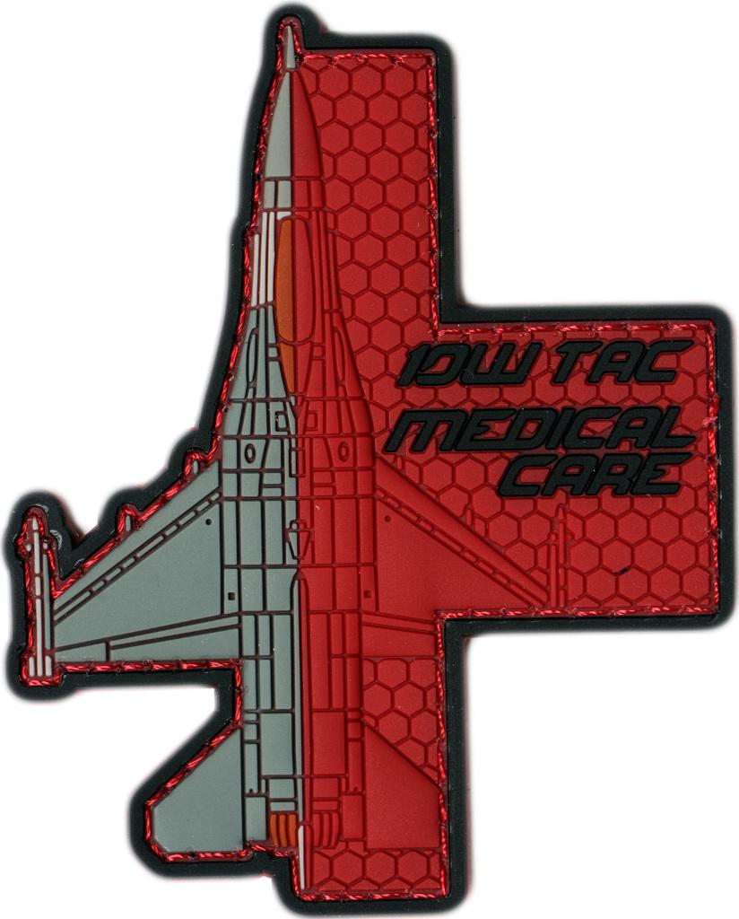 10 Wing Tac - Medical Care - Patch, Envoi, Armée de l'air, Emblème ou Badge