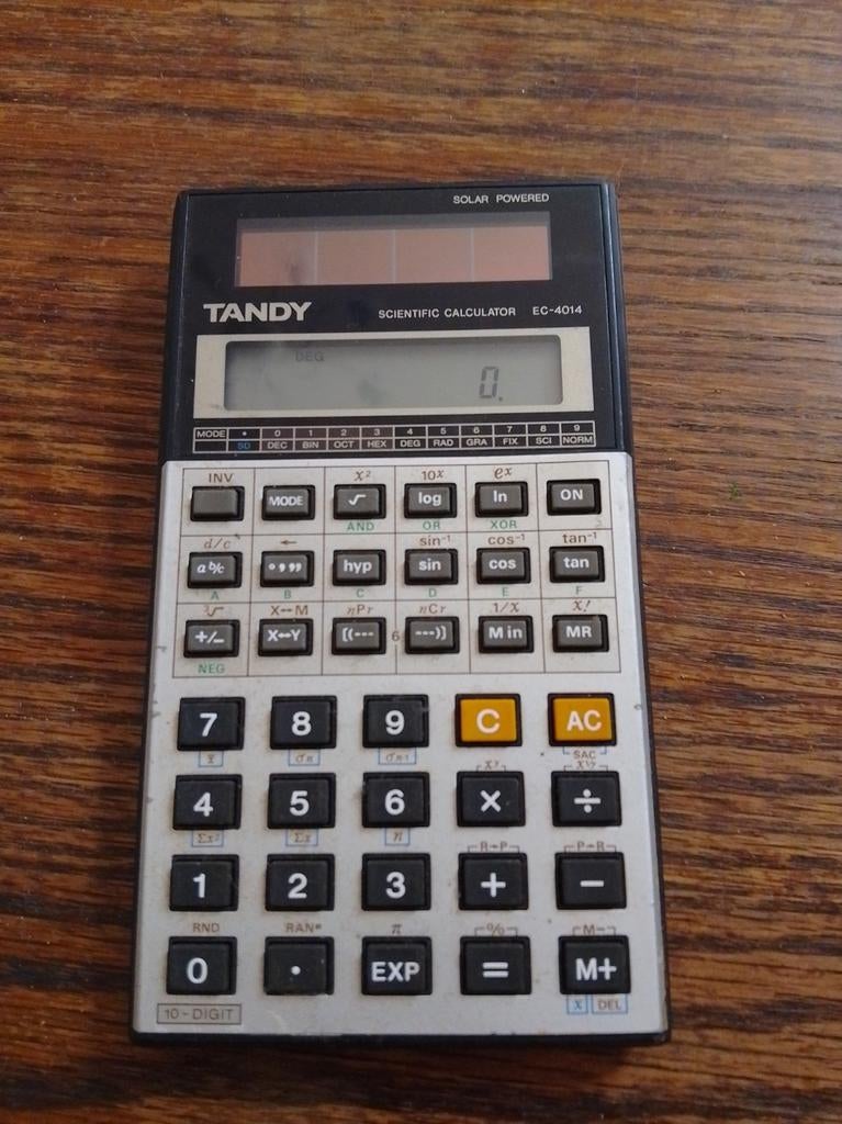 Calculatrice scientifique Tandy Solar, Enlèvement ou Envoi, Ordinateurs et Machines à calculer