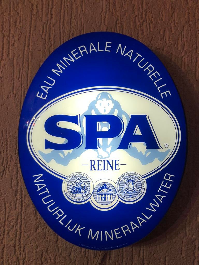 enseigne lumineuse fonctionnelle SPA reine 1998, Enlèvement ou Envoi, Utilisé, Table lumineuse ou lampe (néon)