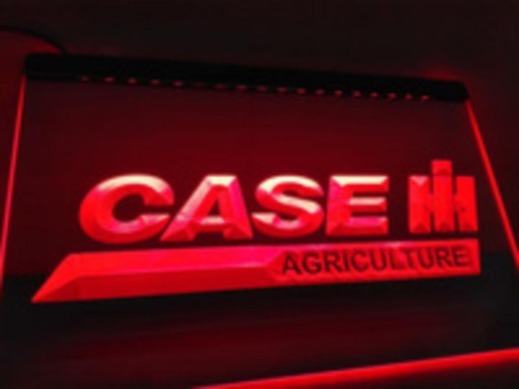 Tractor reclame logo decoratie verlichting mancave lamp, Verzamelen, Ophalen of Verzenden, Nieuw, Lichtbak of (neon) lamp