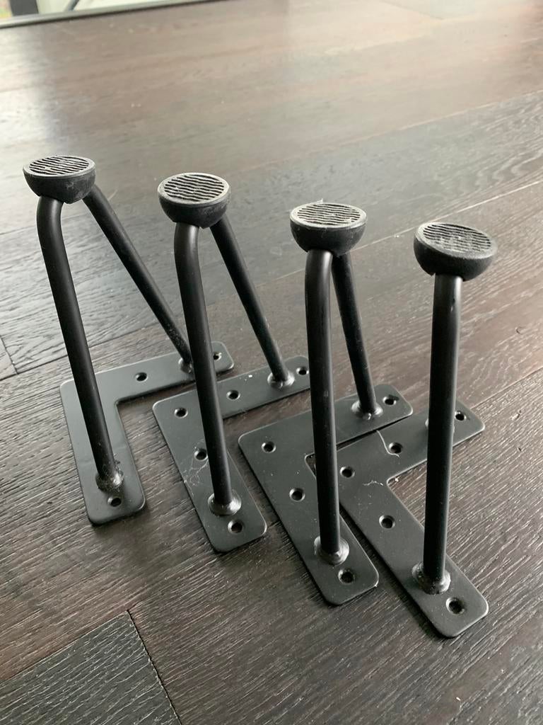 Pieds de meubles style epingle 15 cm, Enlèvement ou Envoi, Comme neuf