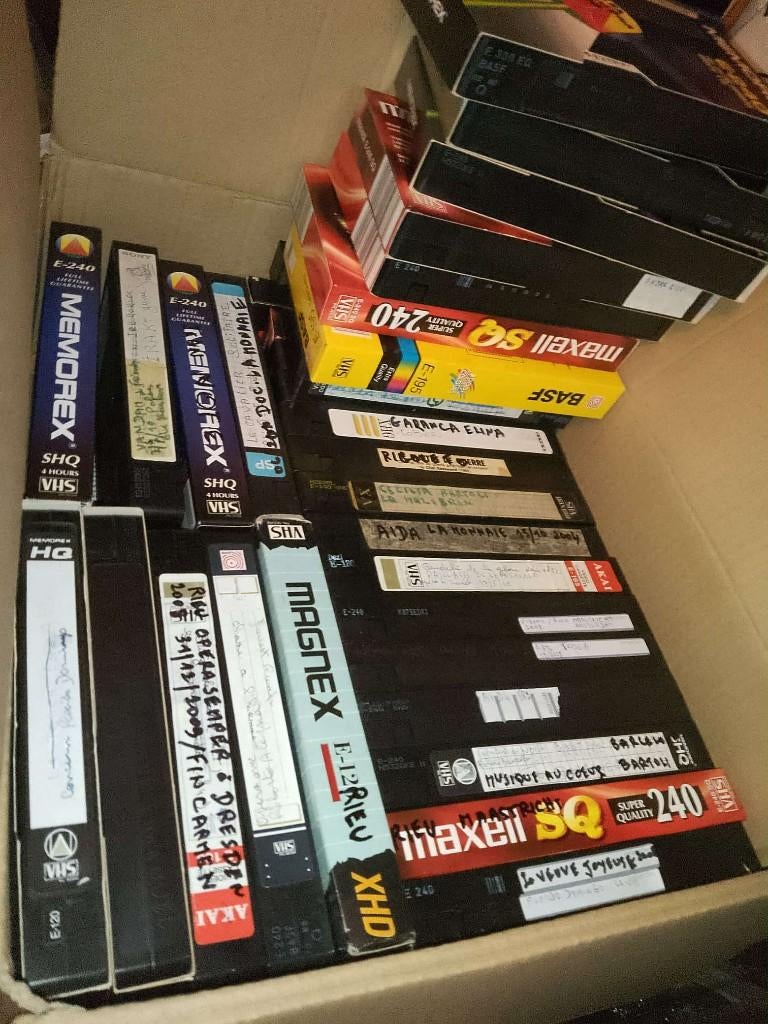 VHS-banden, Ophalen, Gebruikt
