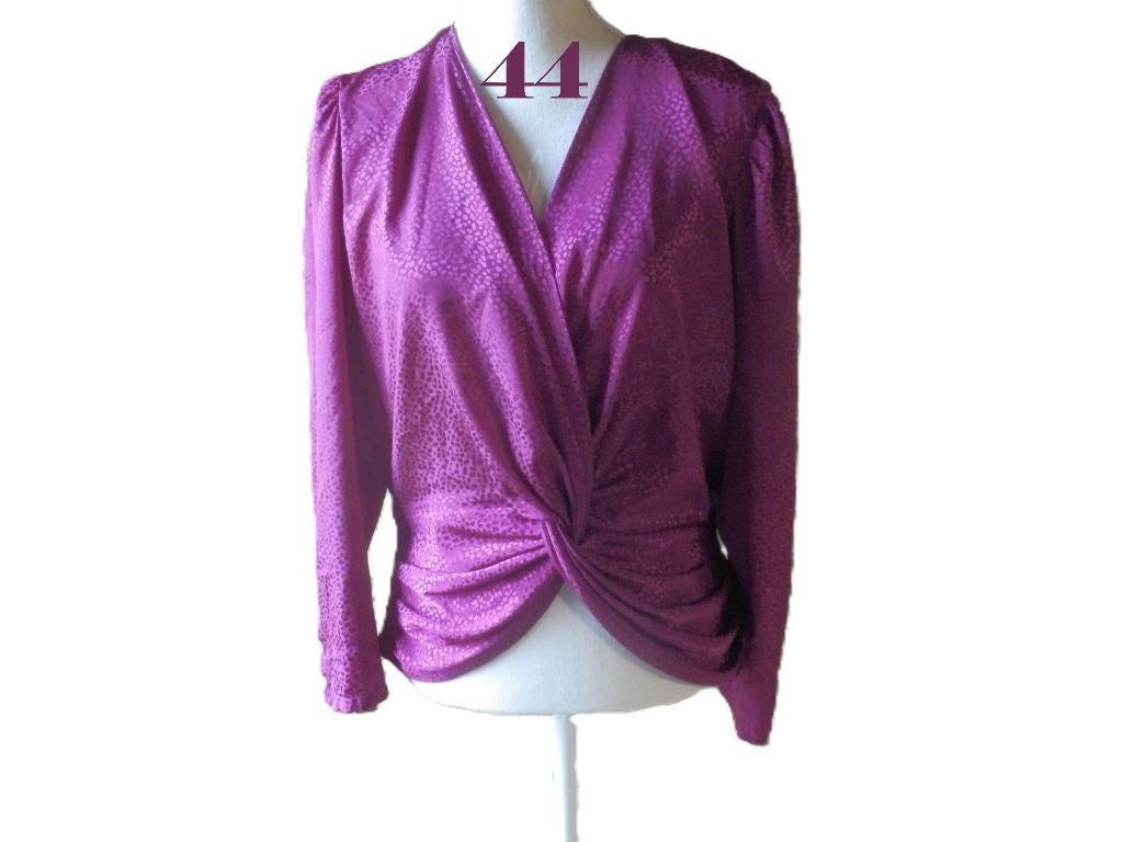 (137)- blouse femme t.44 bordeaux - penney -, Enlèvement ou Envoi, Comme neuf, Penney, Taille 42/44 (L)
