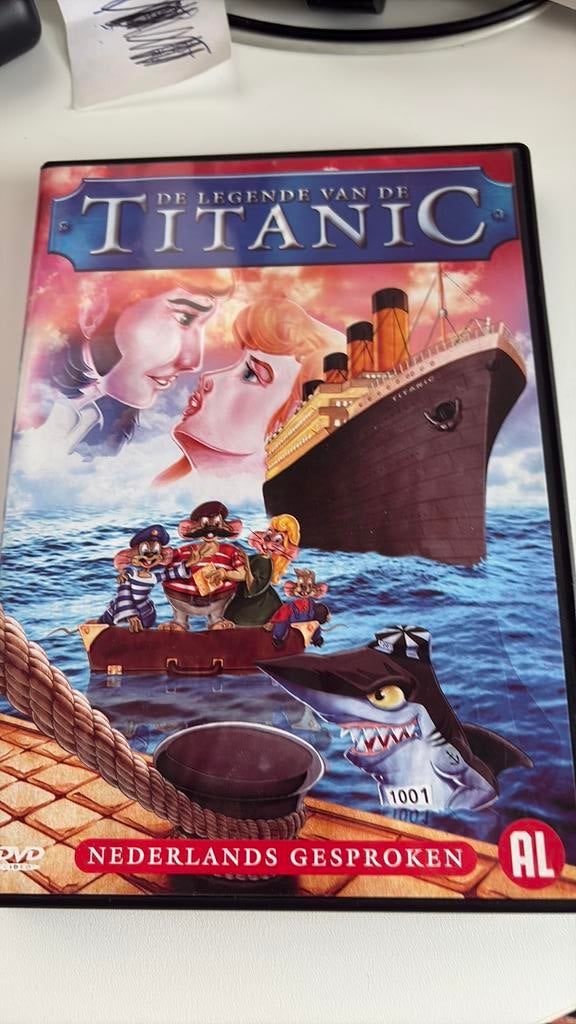 DVD tekenfilm Titanic, Enlèvement ou Envoi, Comme neuf, Dessin animé