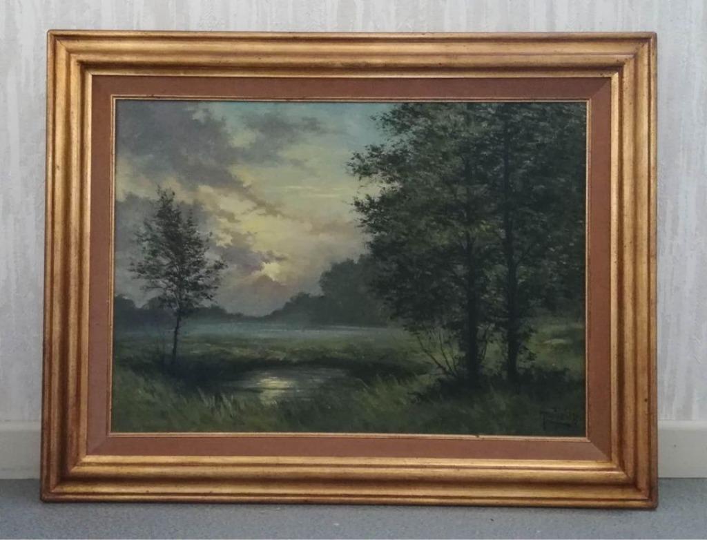 1 tableau peinture sur toile Willy MEURISSE., Antiek en Kunst, Ophalen