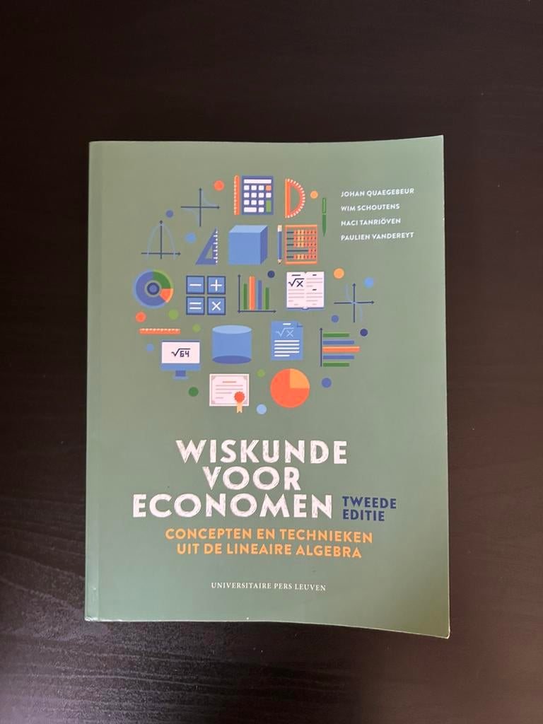 Boeken wiskunde voor economen, Boeken, Ophalen, Zo goed als nieuw