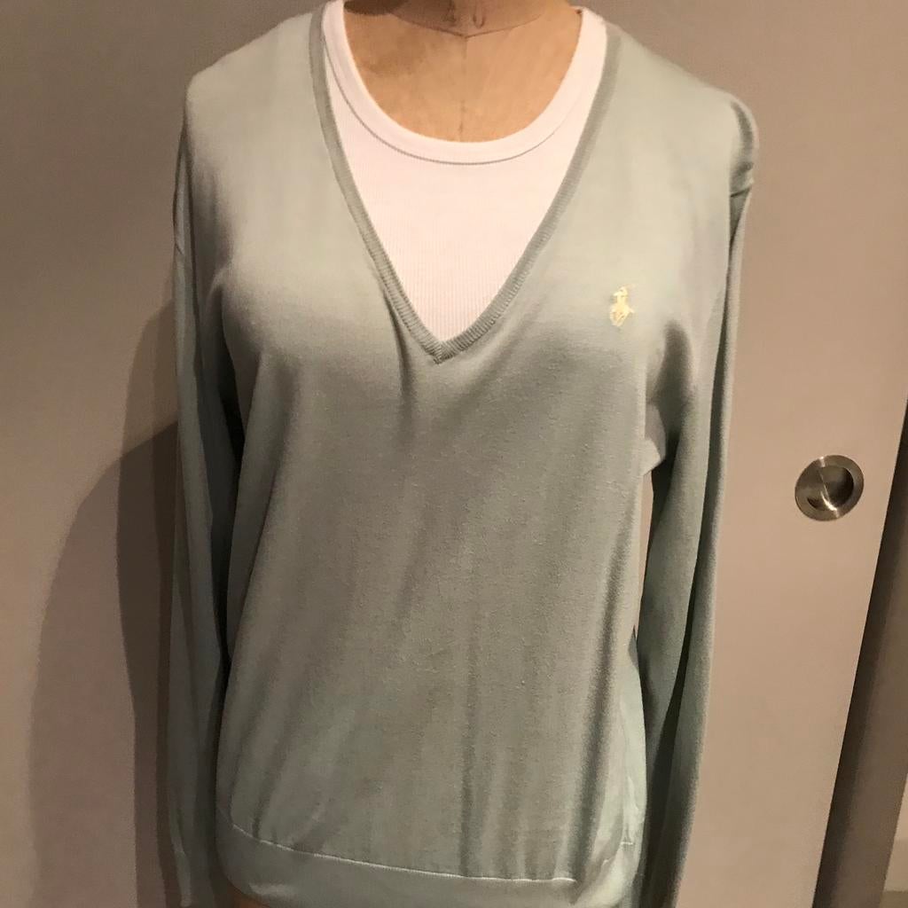 Pull katoen Ralph Lauren maat XL muntgroen, Ophalen of Verzenden, Zo goed als nieuw, Maat 42/44 (L)