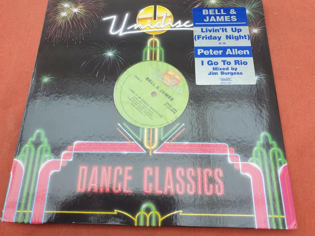 12inch Bell & James / Peter Allen, Cd's en Dvd's, Ophalen of Verzenden, Zo goed als nieuw, 12 inch
