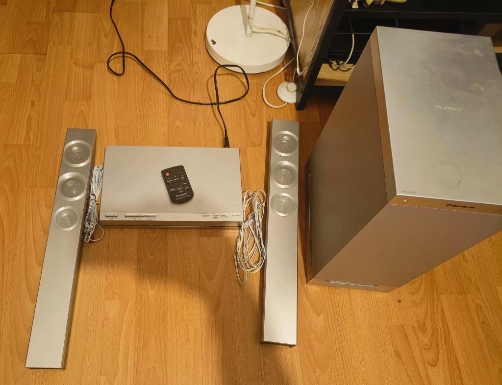 Home cinéma Panasonic, caisson sans fil, 420W, Gebruikt, Panasonic, Verzenden, 2.1-systeem