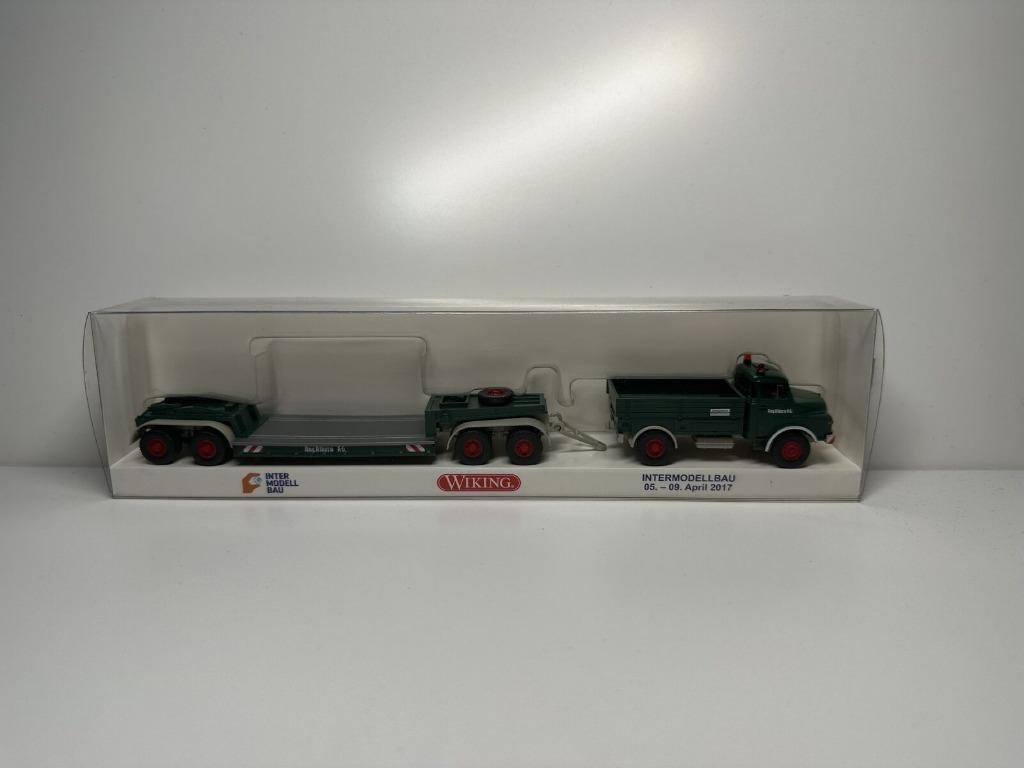 Convoi Exceptionnel MAN + Remorque 1/87 HO WIKING Neuf+Boite, Enlèvement ou Envoi, Neuf, Bus ou Camion, Wiking