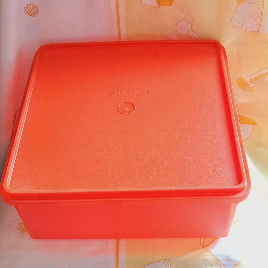 Tupperware wafeldoos/voorraadbak Nieuw, Ophalen of Verzenden, Nieuw, Rood
