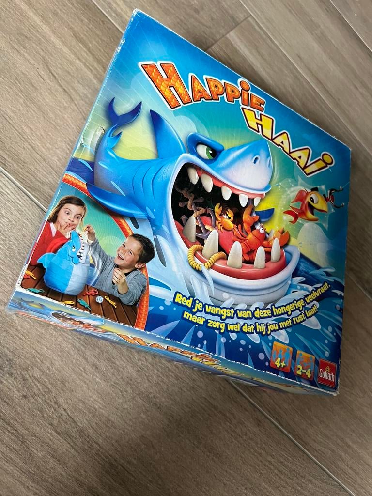 kinderspel Goliath Happie Haai, Ophalen of Verzenden, Zo goed als nieuw