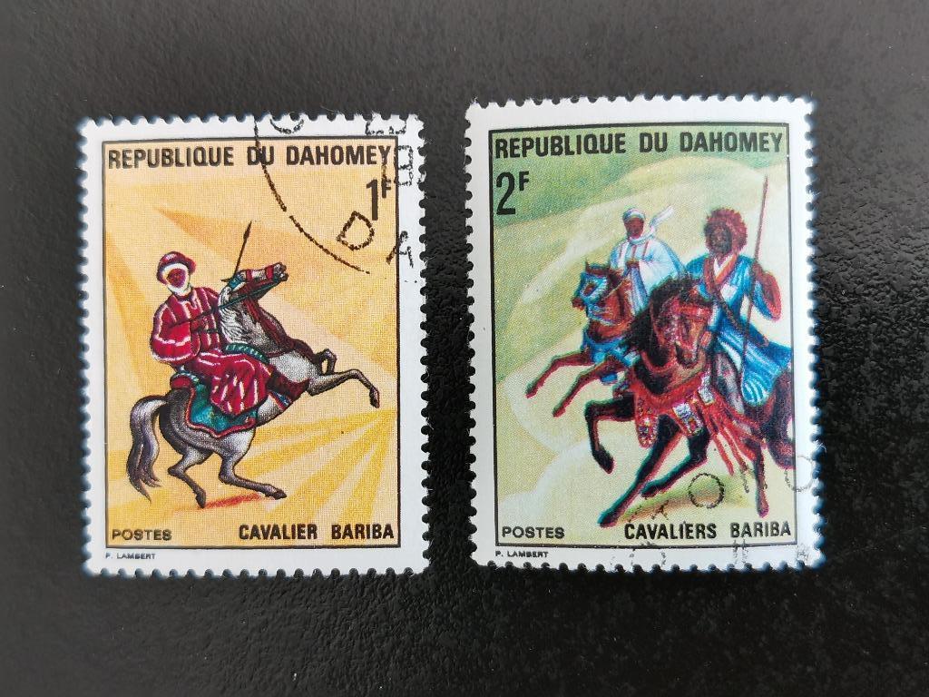 Dahomey 1970 - Bariba krijgers te paard, Ophalen of Verzenden, Overige landen, Gestempeld