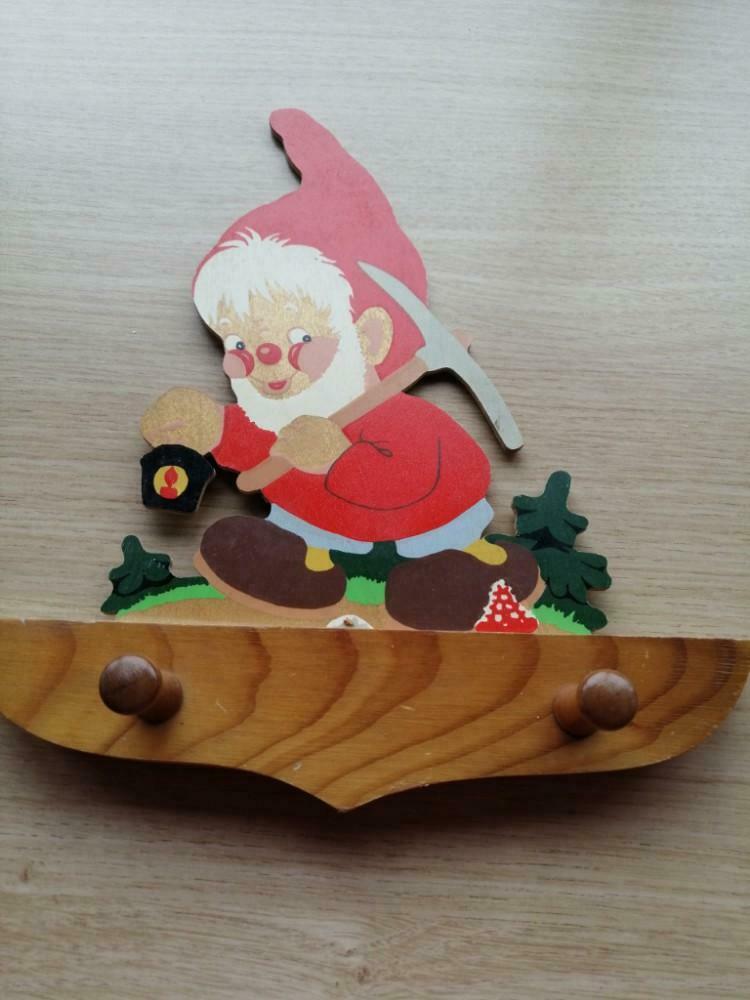 Vintage houten kinderkapstok, Ophalen of Verzenden