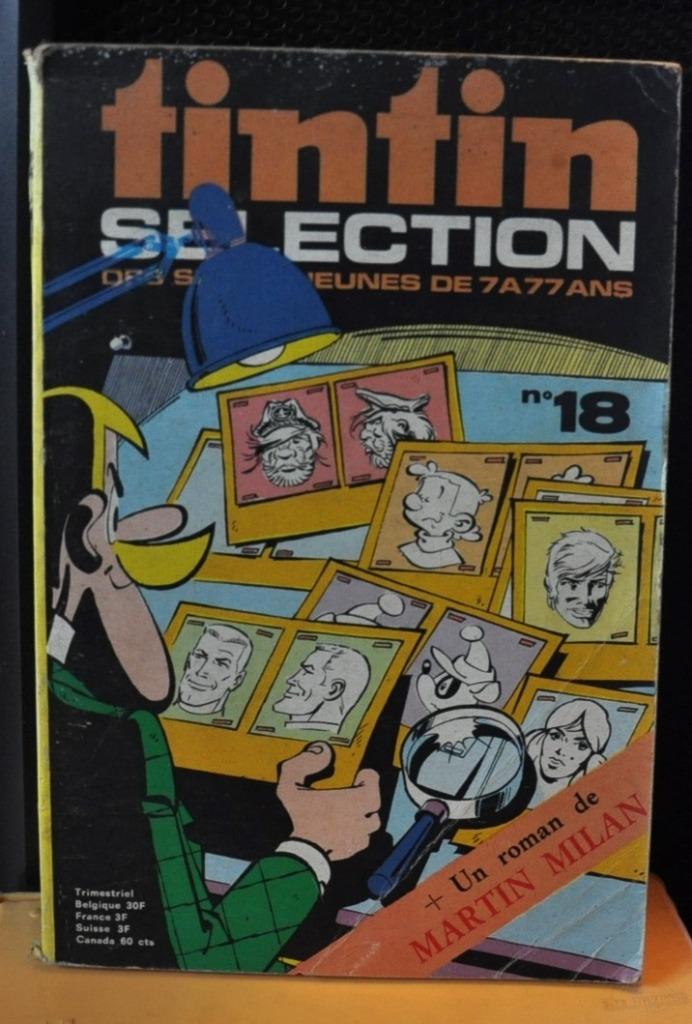 livre bd et roman  tintin selection numero 18 (x2036), Livres, Enlèvement ou Envoi, Utilisé