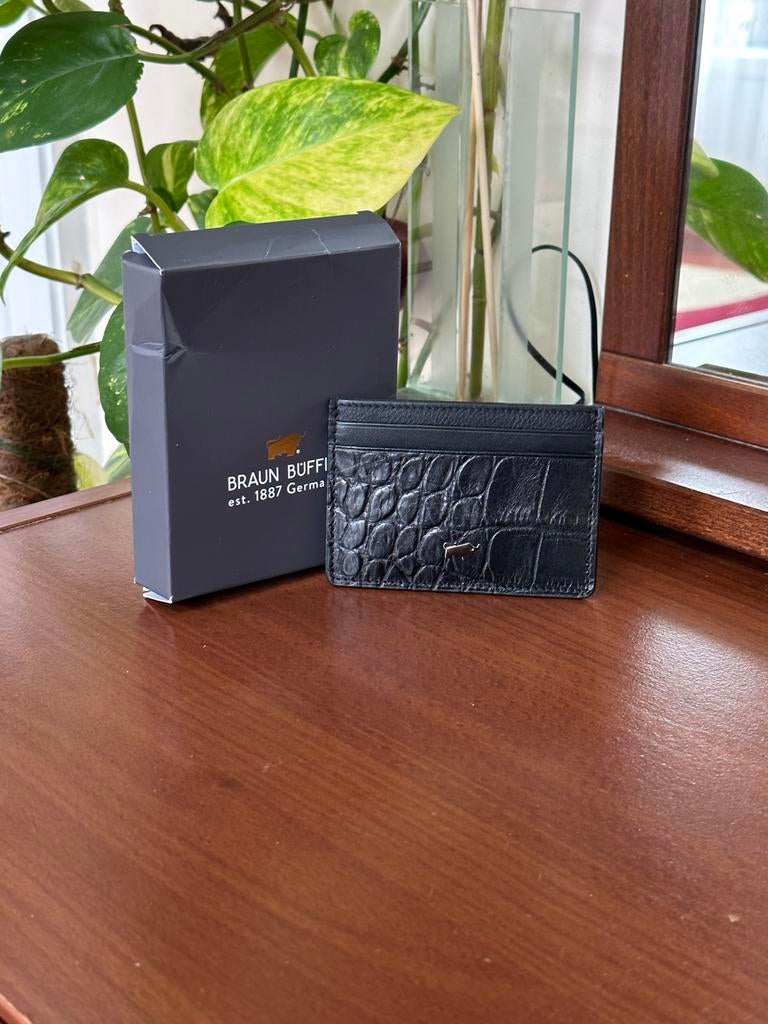 Braun Büffel - Kaarthouder, Overige merken, Zwart, Nieuw, Ophalen of Verzenden