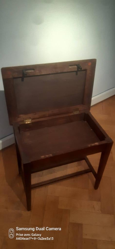 Antieke pianokruk met opbergruimte, Antiek en Kunst, Ophalen