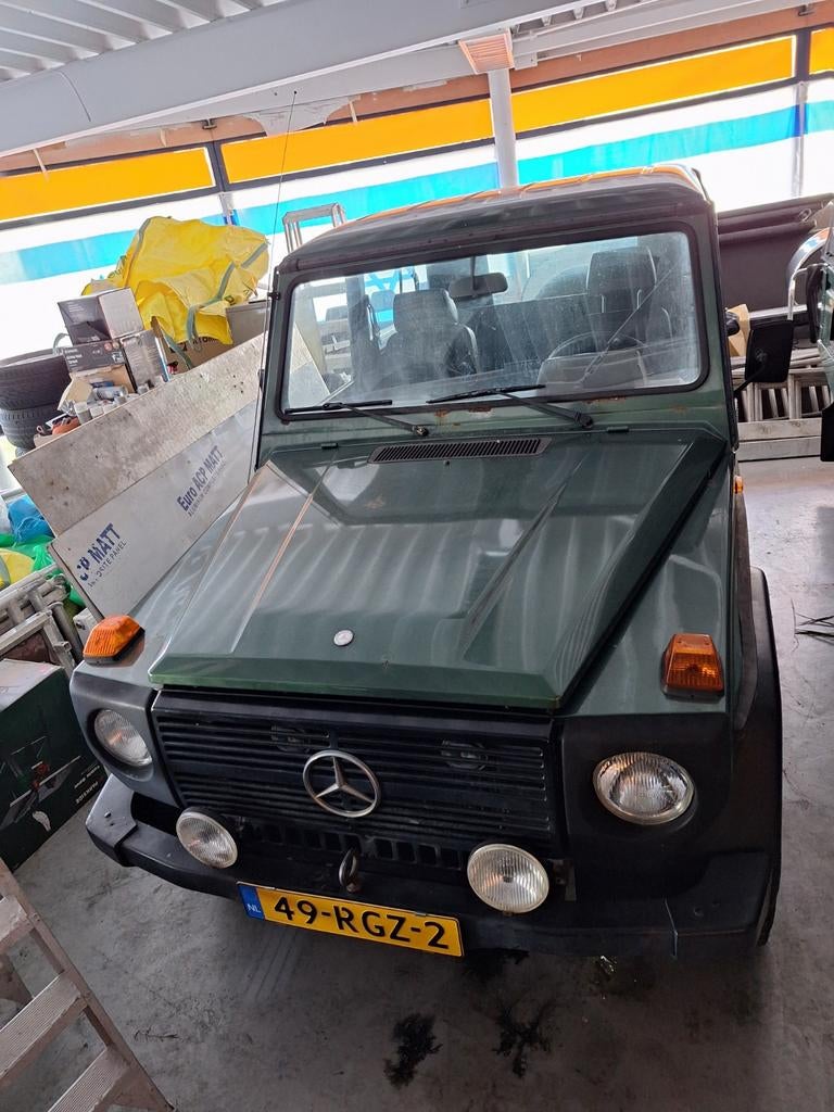 Mercedes 300 GD 1986, Auto's, Voorwielaandrijving, Stof, 3500 kg, Grijs