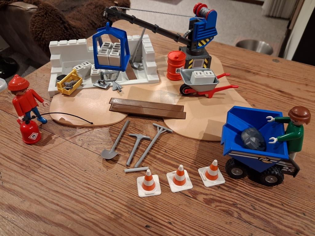 Bouw werf playmobil, Kinderen en Baby's, Speelgoed | Playmobil, Ophalen of Verzenden