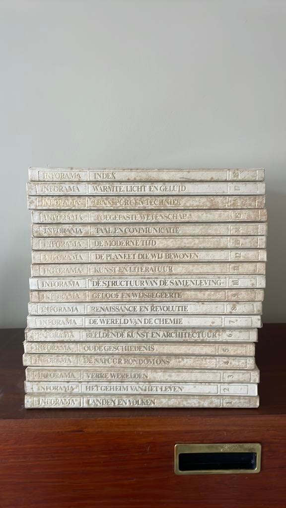 Inforama encyclopedie reeks, Ophalen, Gelezen, Verschillende onderwerpen