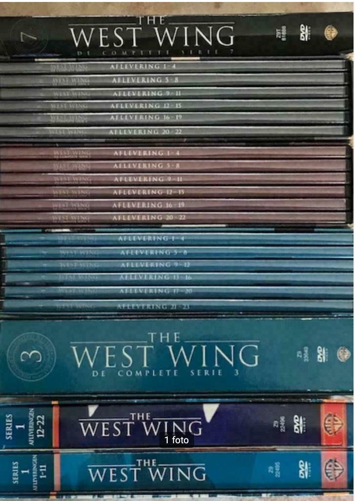 The West Wing, Serie's 1-3-4-5-6-7, Cd's en Dvd's, Ophalen