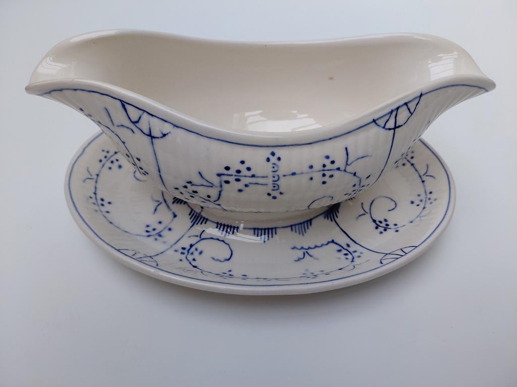 Oude sauskom saucière van Boch La Louvière, Copenhague, Ophalen